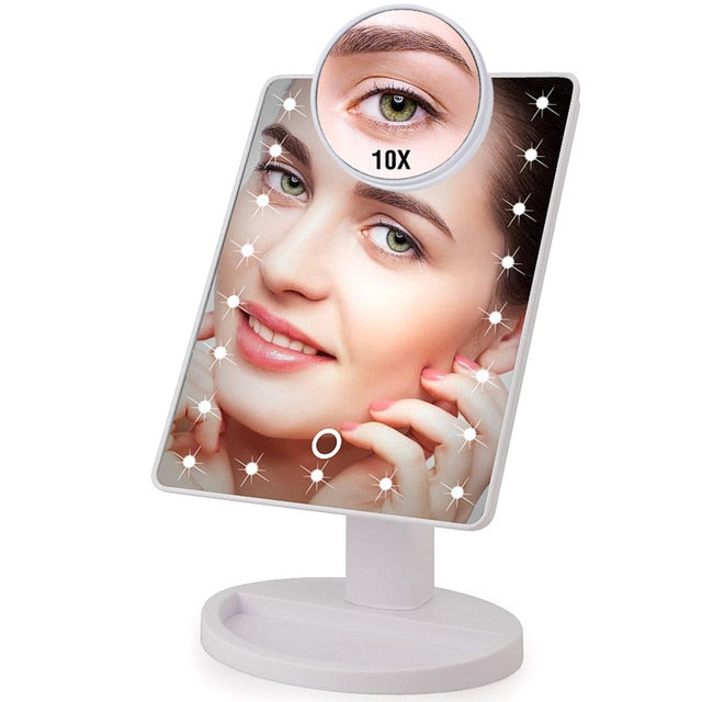 Touch Screen Makeup Mirror With Lights